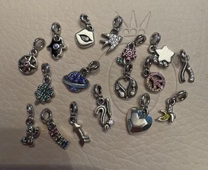 Huge Lot of 17 Retired Pandora ME Mini Dangle Charms - Imagen 1 de 9