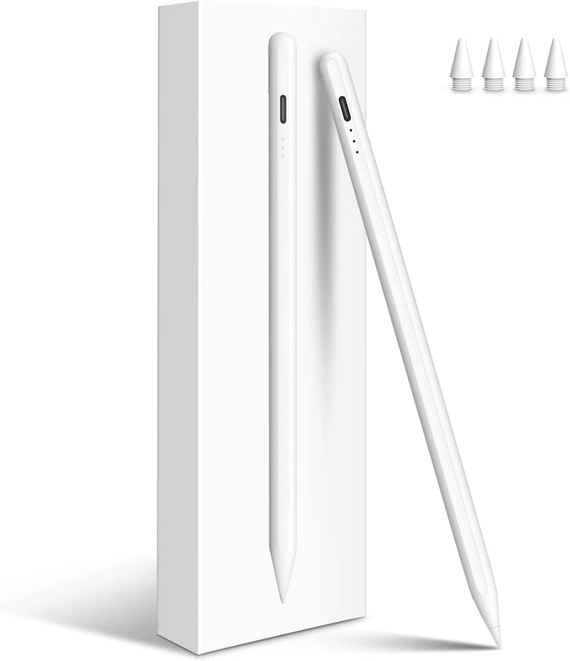 Penna Ipad per Apple Ipad 2018-2024, Penna Touch per Tablet Ipad Pencil Con Rige
