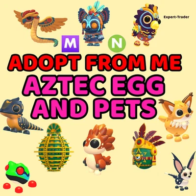 Aztec Egg - Temple Friend - Quetzalcoatl - Onza - Ehecatl - Adopt From Me