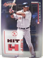 2002 DONRUSS ORIGINALS HIT LIST MANNY RAMIREZ # HL 8  0067/1500  BOX # 48