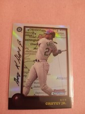 1998 Bowman Chrome International Refractor Ken Griffey Jr. Mint or Gem Mt