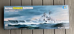 TRUMPETER 1/350 SCALE WW II GERMAN NAVY BATTLESHIP BISMARCK MODEL KIT 05358 NIB - Picture 1 of 22