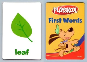 Leaf - First Words Language Pre K-K Flash Card - Picture 1 of 1