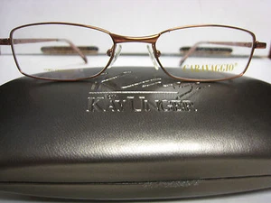 Caravaggio Brillengestell Style Elena Gr. 46-16-125 BRAUN MIT ETUI  - Bild 1 von 4