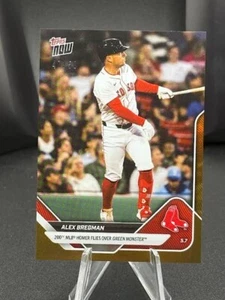 2025 Topps Now #151 Alex Bregman Boston Red Sox GOLD Foil Parallel /50 - Picture 1 of 4