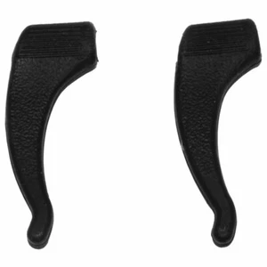 SOFT RUBBER SUNGLASSES EAR LOCK RETAINER SYSTEM STOPS SLIPPING GLASSES BLACK - Picture 1 of 1
