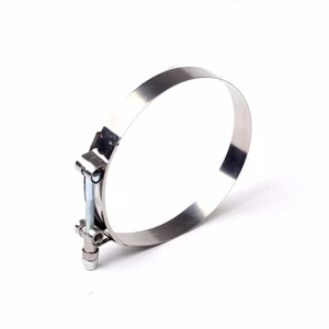 2.75" Stainless Steel Zinc Coated Turbo Intake Intercoo Silicone T-Bolt Clamp x1 - Imagen 1 de 6