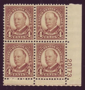 685 ( 4c Taft) - FRANCOBOLLI GEMMA in BLOCCO DI LASTRE - MNH - MULTIPLI ECCEZIONALI!! - Foto 1 di 2