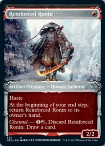 MTG REINFORCED RONIN 323 FOIL EXC - RONIN RINFORZATO - NEO X EN - MAGIC - Picture 1 of 1