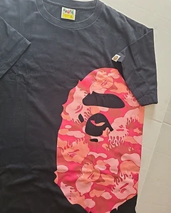 Esclusiva T-shirt mimetica rosa vintage Bape avvolgente, taglia XL, punto singolo,... - Foto 1 di 11