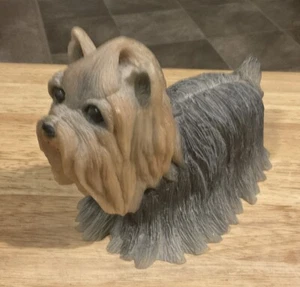 Rare Vintage Yorkshire Terrier Marble Lite Adopt-A-Pet 8” Figurine USA - Picture 1 of 4