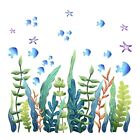 Verwandeln Sie Ihr Badezimmer mit Cartoon Gr��n Pflanze Seegras Wandaufkleber