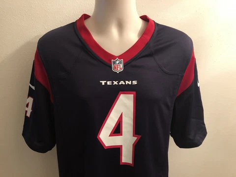 Men's Nike Houston Texans Deshaun Watson #4 On Field Jersey M NFL Football Cover