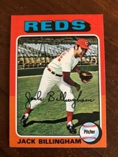 1975 Topps Baseball "Mini" #235, Jack Billingham. EX+-NM