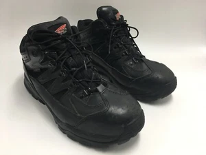 Red Wing Men's Size 10 RW Waterproof Steel Toe Vibram Black Work Boots (F2413) - Picture 1 of 12