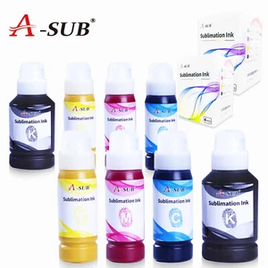 900ML A-SUB Sublimation Ink Fit for Ecotank ET 2400 2760 2720 2803 2850 2800