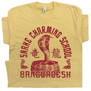 Snake Charming Shirt Cobra T Shirt Bangladesh Funny Herpetology Vintage Graphic - Picture 1 of 6
