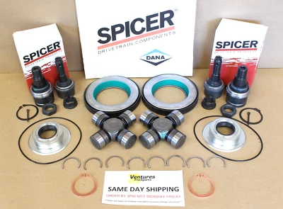 Spicer 2005-2014 Ford F250 F350 4X4 Front Axle Seal Ball Joint U Joint Kit - Image 1 of 4