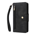 For Iphone 15 14 Pro Max 13 12 11 Xs Xr 8 7 6 6S Se Zip Wallet Leather Flip Case