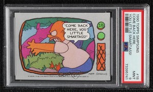 1990 Topps The Simpsons Homer Simpson #18 PSA 9 MINT 0f9x
