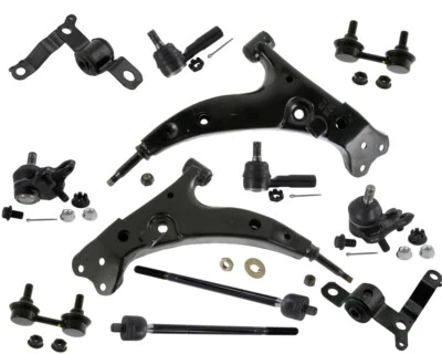 Комплект передней части 12 шт. Toyota Corolla LE 1,8 л нижние рычаги втулки шары стойки концы - Изображение 1 из 4