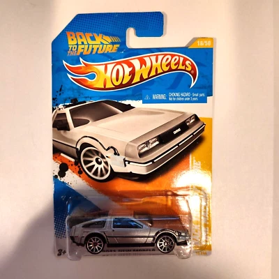 2011 Hot Wheels New Models Back To The Future Time Machine Gray Delorean 18/50 - Image 1 of 4