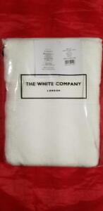 The White Company Luxury Egyptian Cotton Bath Towels 28x49 White