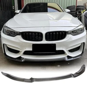 Alerón labial delantero de carbono real para BMW F80 M3 F82 F83 M4 2014-19 - Imagen 1 de 11