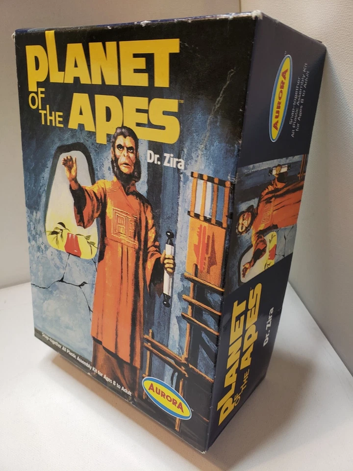 VTG 2000 PLANET OF THE APES Dr. Zira Aurora Snap-Together Model Kit NEW OPEN BOX - Image 1 of 4