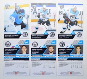 2019-20 Sereal KHL Sibir Novosibirsk Pick a Player Card