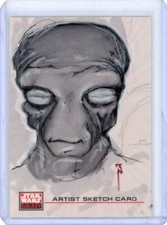 2009 TOPPS STAR WARS GALAXY SERIES 4 COLOR SKETCH CARD by PAUL ALLAN BALLARD