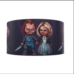3" Halloween Grosgrain Ribbon 5 yards Halloween Horror Chucky Movie - Picture 1 of 2