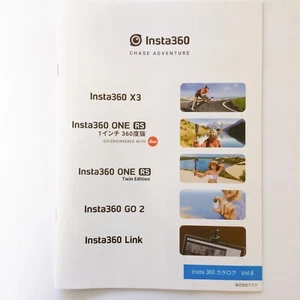 Insta 360 Series 360 degree action camera Japanese General catalog Vo.8 by ASK - Picture 1 of 12