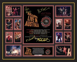 Killers Hot Fuss 2025 Tour Signed Framed Memorabilia - Picture 1 of 3