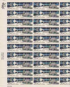 US 1971 Lunar Rover Sheet Mint NH - Picture 1 of 1