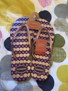 Havaianas With Geometric Print.New With Tag. Eur 43/44.USA 11/12 Women. 9/10 Men - Picture 1 of 2