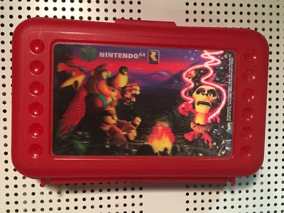 1998 Banjo-Kazooie Nintendo 64 N64 Red Pencil Case Art Box Newell 3D Rare - Image 1 of 4