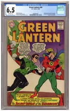 Green Lantern 40 (CGC 6.5) O/W p; Golden Age GL! Guardians origin! Marvel B315