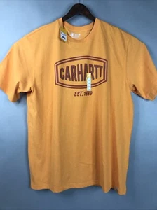 Carhartt Mens T Shirt Sz XLT LOOSE FIT Big & Tall Orange Athletic Lifestyle New - Picture 1 of 14