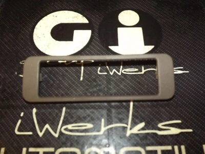 OEM 88-89 Honda Accord SE0 LX EX sedán tablero superior digital reloj cubierta marrón Foto 1 de 4