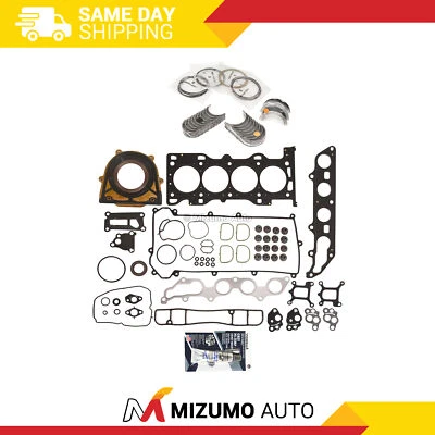 Full Gasket Set Bearings Rings Fit 2003-04/04/2004 Ford Focus 2.3L DOHC - Image 1 of 4