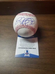 Brett Lawrie Signed Major League Baseball Beckett - Picture 1 of 3