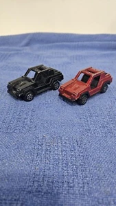 Par de (2) Serpiente Desierto Juguete Tootsie De Colección Raro en Negro y Rojo, Buen Estado - Imagen 1 de 7