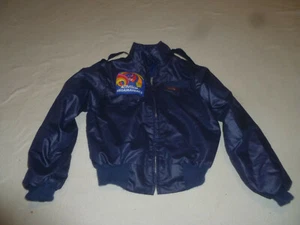 VINTAGE BOYS FULL ZIP WINDBREAKER JACKET ACTIVISION MEGAMANIA PATCH SIZE 7 KIDS - Picture 1 of 6