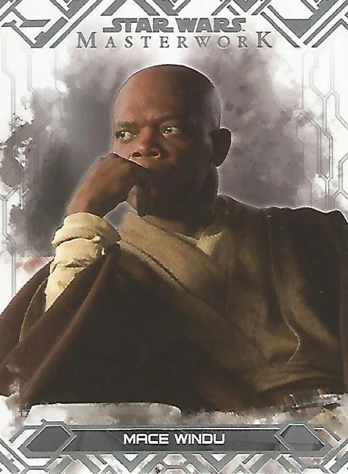 Star Wars Masterwork 2017 - #3 "Mace Windu" Base Card - Image 1 of 1