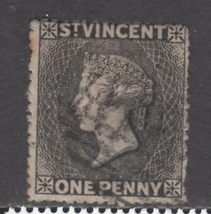 St.Vincent - 1d Queen Victoria Issue (Used) 1861 (CV $25) - Picture 1 of 1