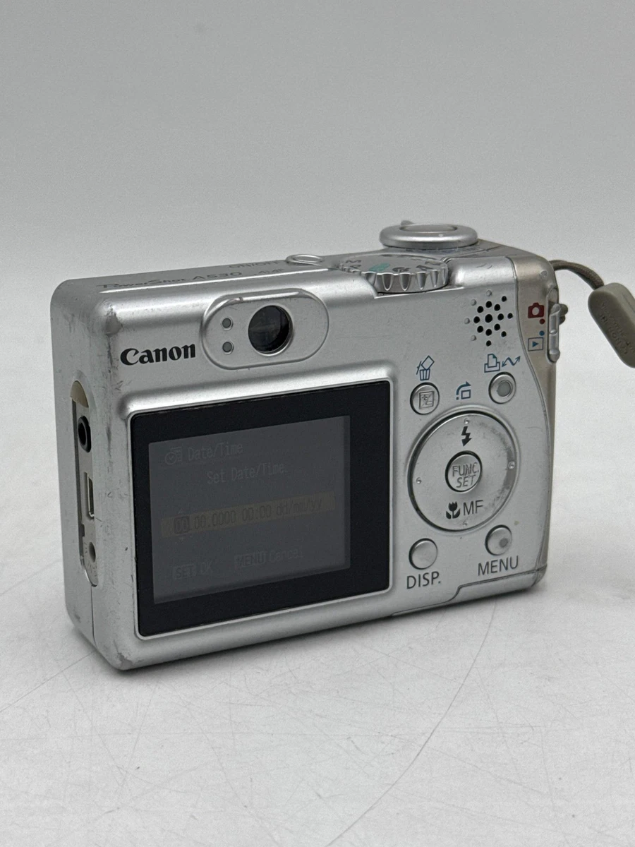 【X2116】 Canon Powershot A530 キャノン Cannon PowerShot A530 AiAF 5.0MP Digital Camera PC1184 USB A/V 2