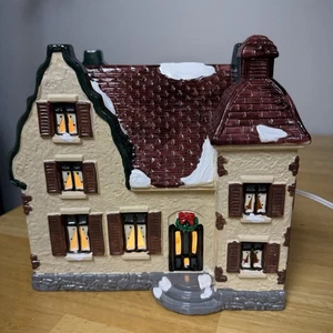 Vintage Dept 56 Snow Village Sonoma House 1986 Lighted Read - Picture 1 of 23