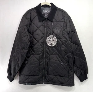 Dixxon Jacke Herren XL schwarz Midnight Rautenstich gesteppt Fleecefutter warm - Bild 1 von 12