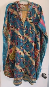 Kantha Bae Crossroads Vtg Cotton Gauze Boho Jumpsuit Romper Free Size - Picture 1 of 5